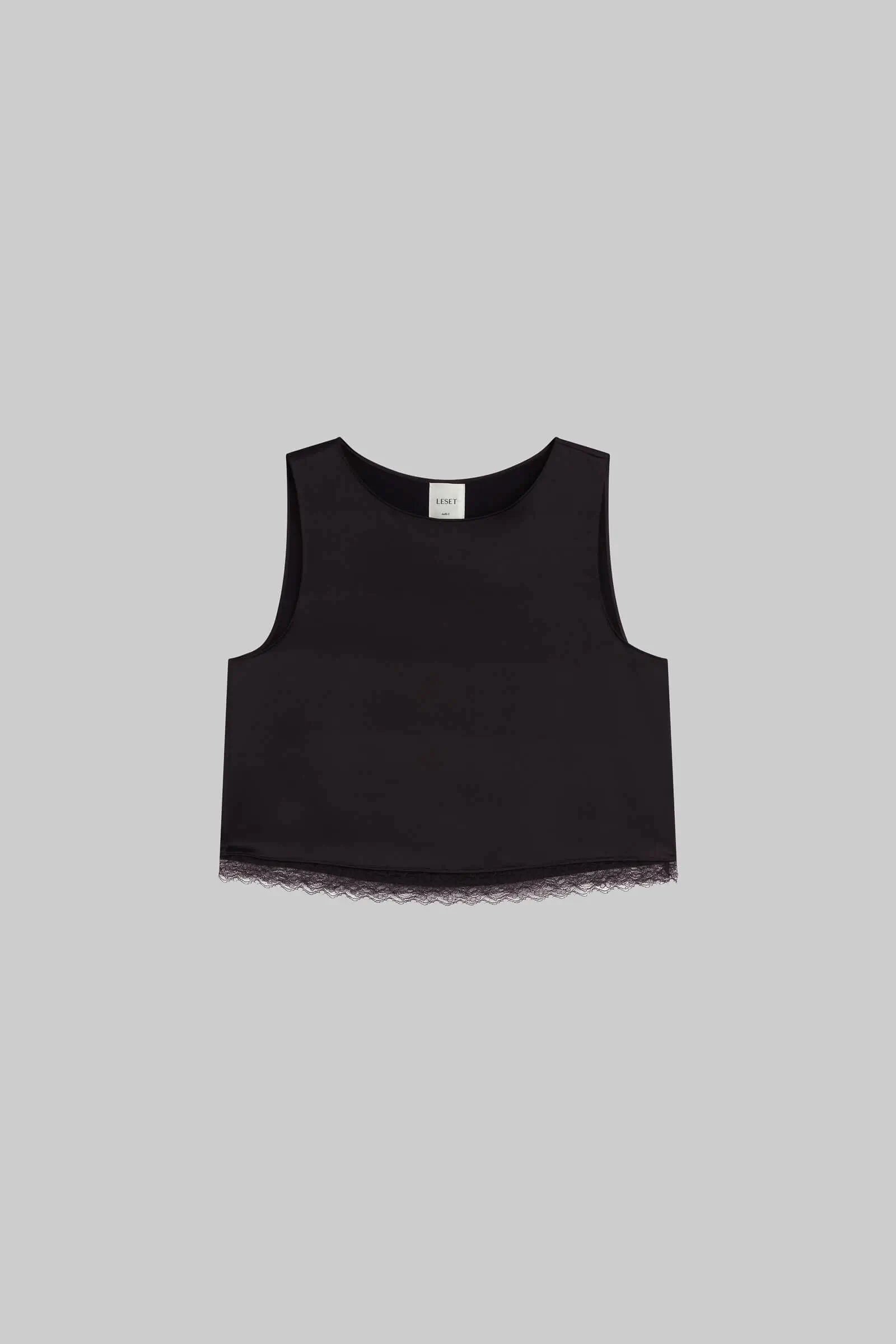 Pre-Order: Barb Lace Crop Sleeveless Crew-2