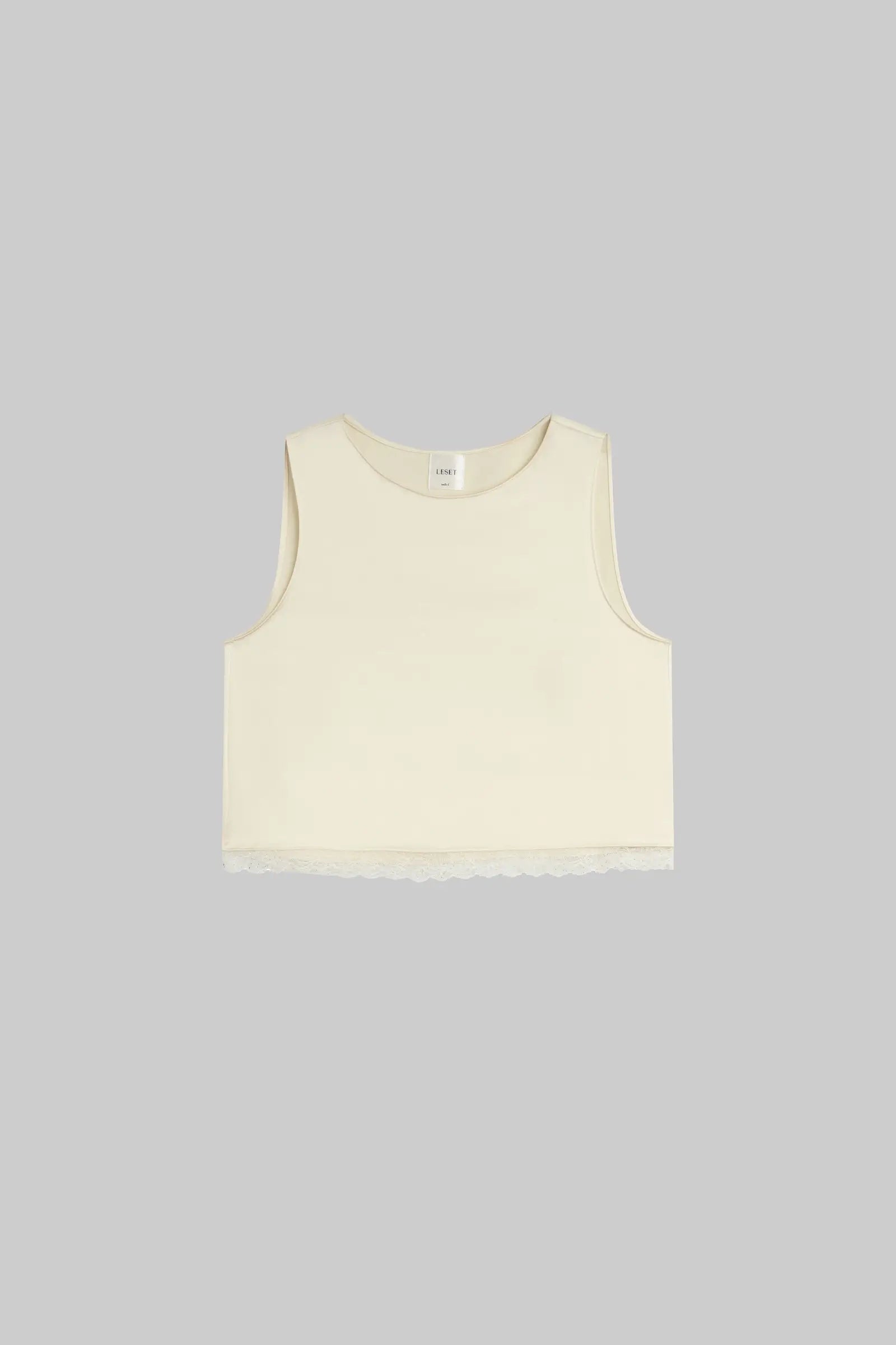Pre-Order: Barb Lace Crop Sleeveless Crew-2