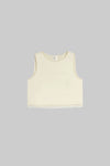 Pre-Order: Barb Lace Crop Sleeveless Crew