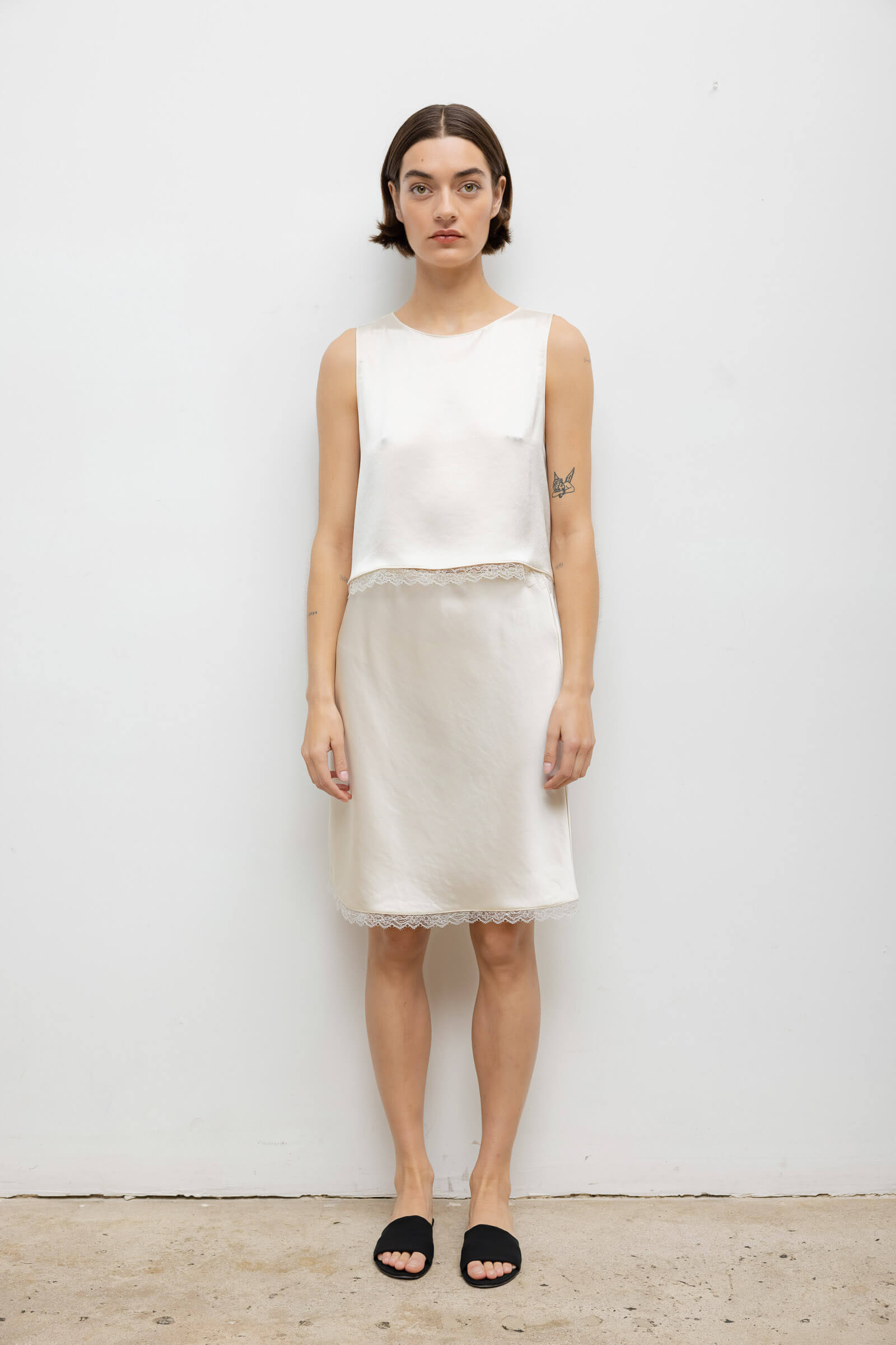 Pre-Order: Barb Lace Slip Skirt
