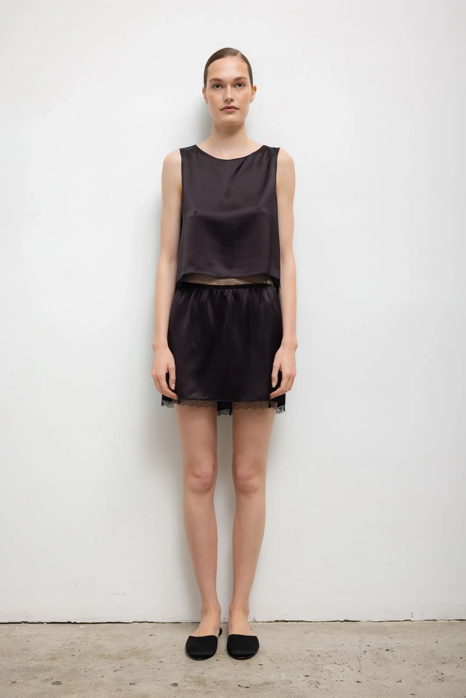 Barb Lace Mini Skirt