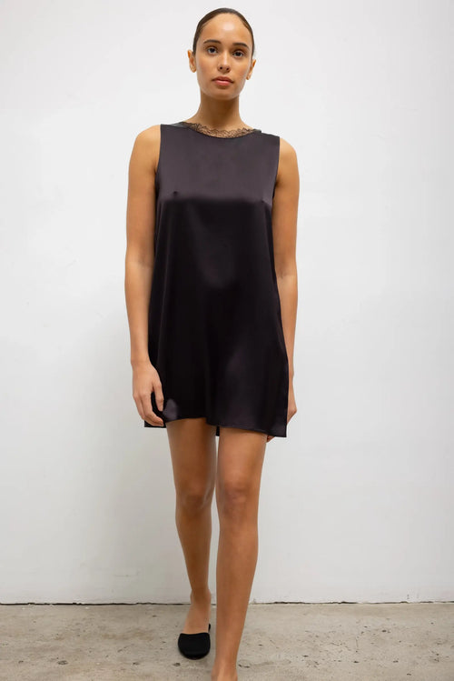 Barb Lace Sleeveless Mini Dress