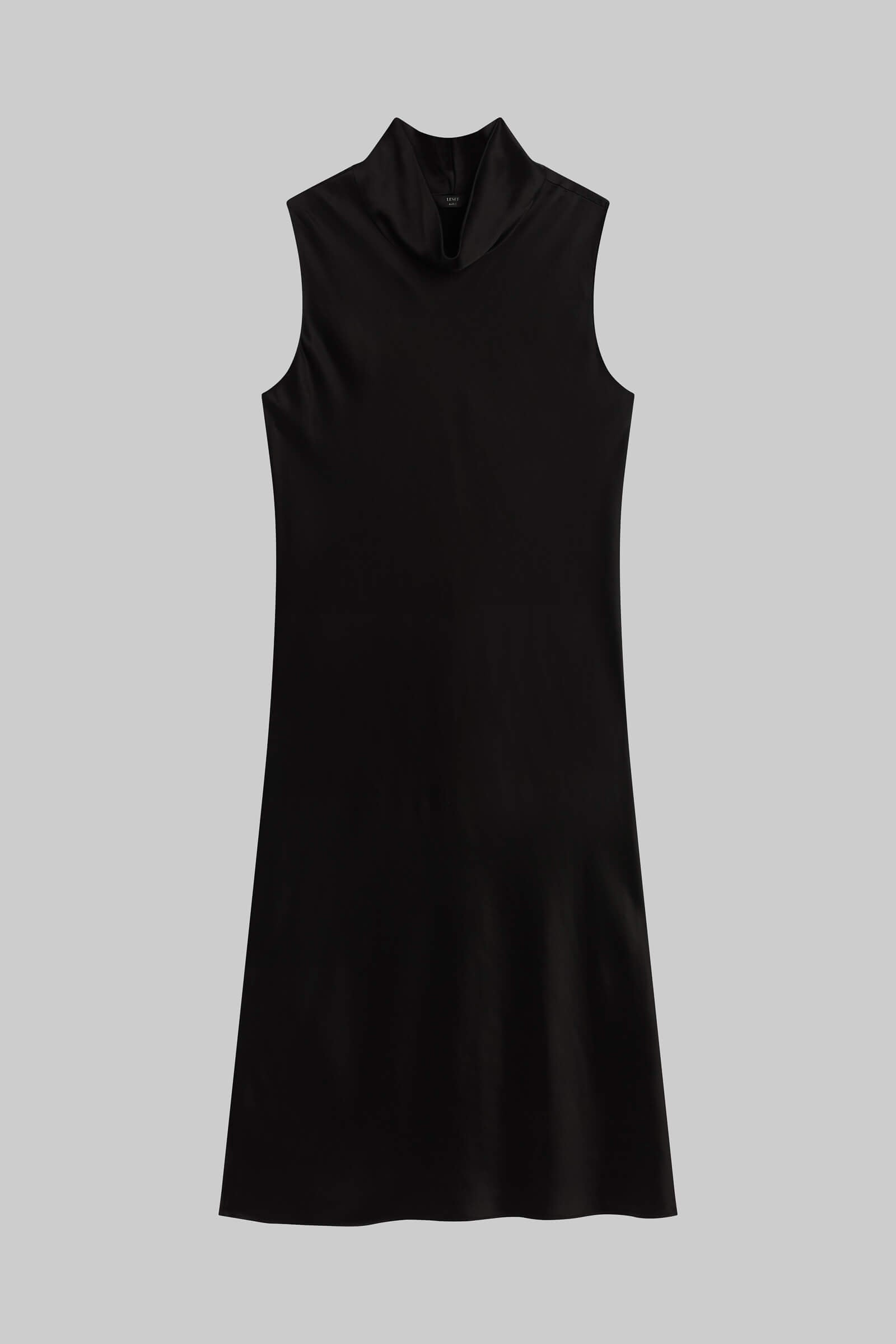 Barb Mock Neck Sleeveless Dress-2