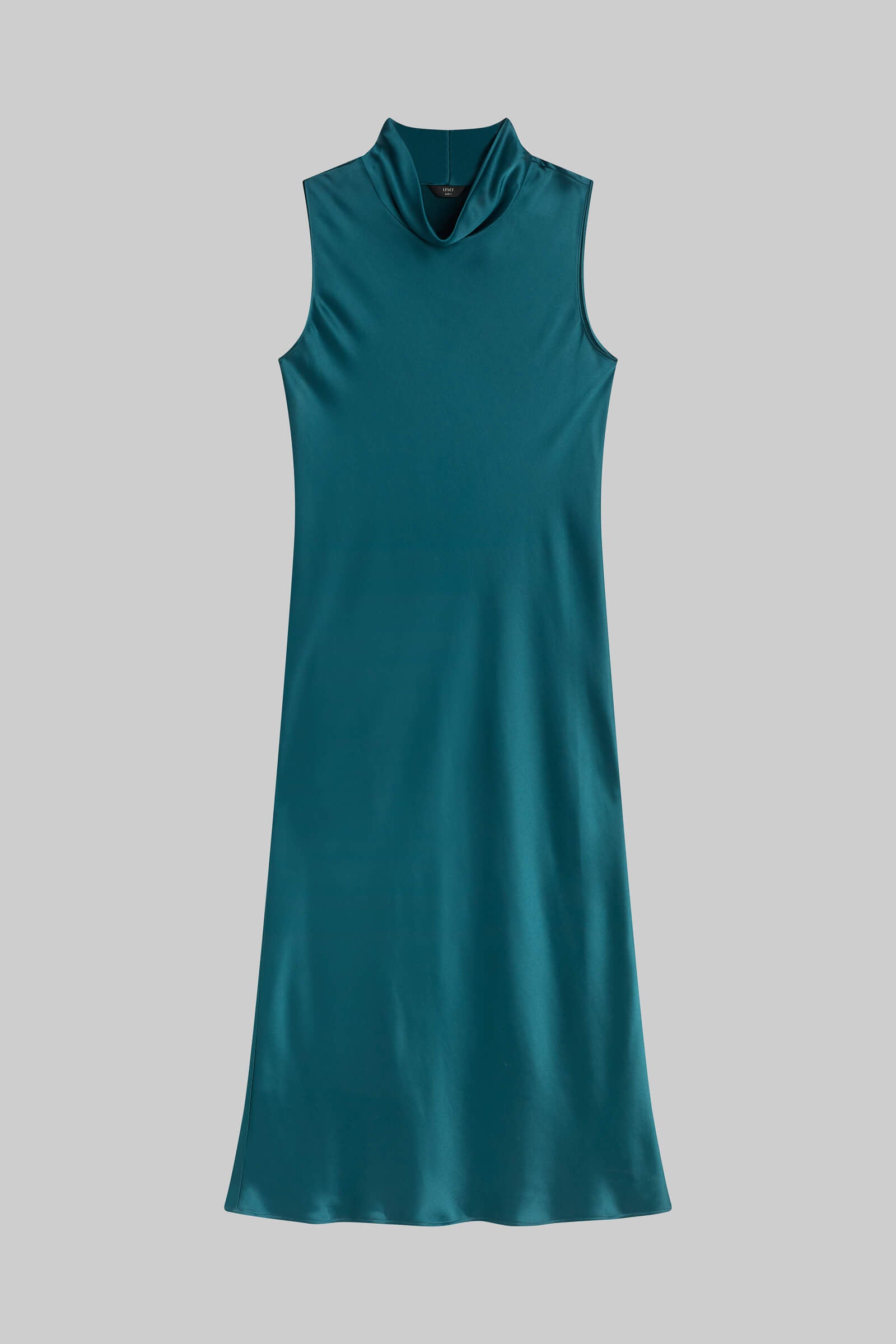 Barb Mock Neck Sleeveless Dress-2