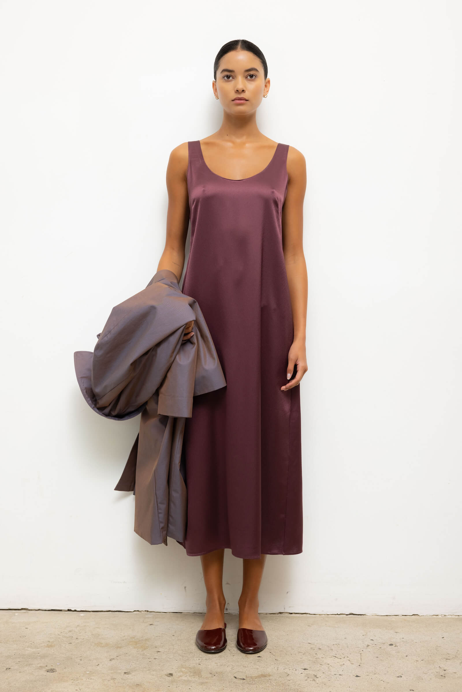 Barb Scoop Midi Dress