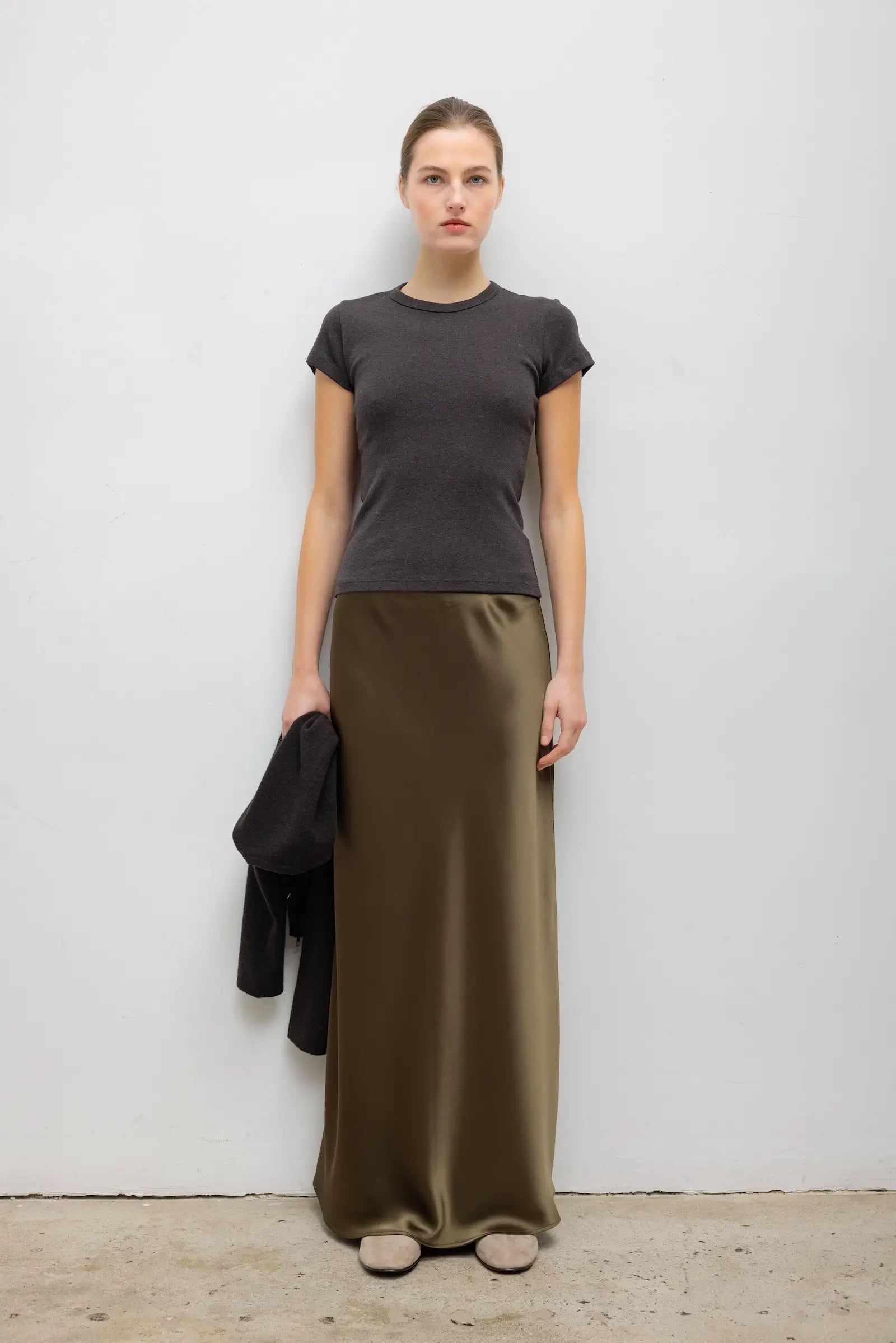 Pre-Order: Barb Bias Ankle Skirt