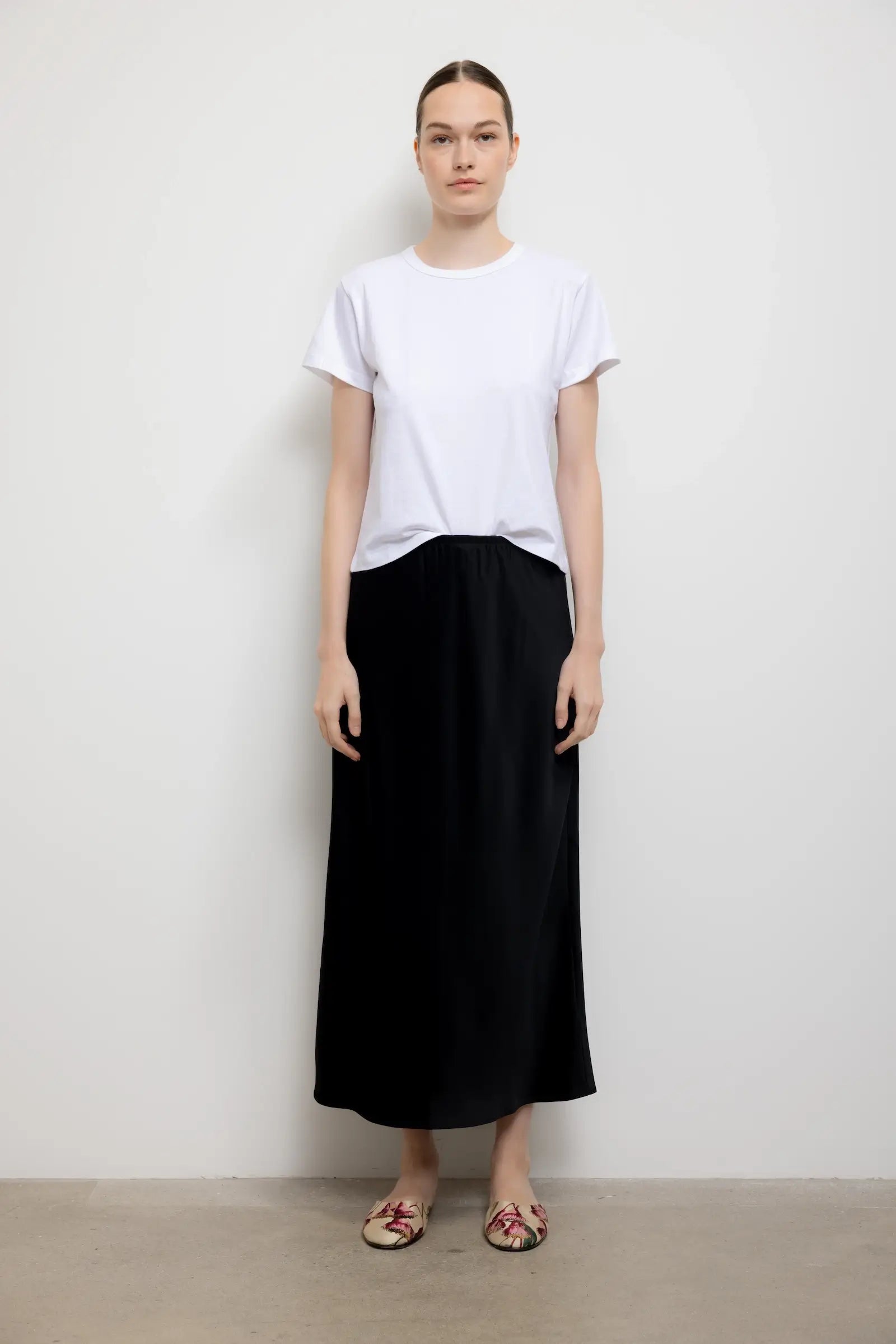 Barb Bias Ankle Skirt