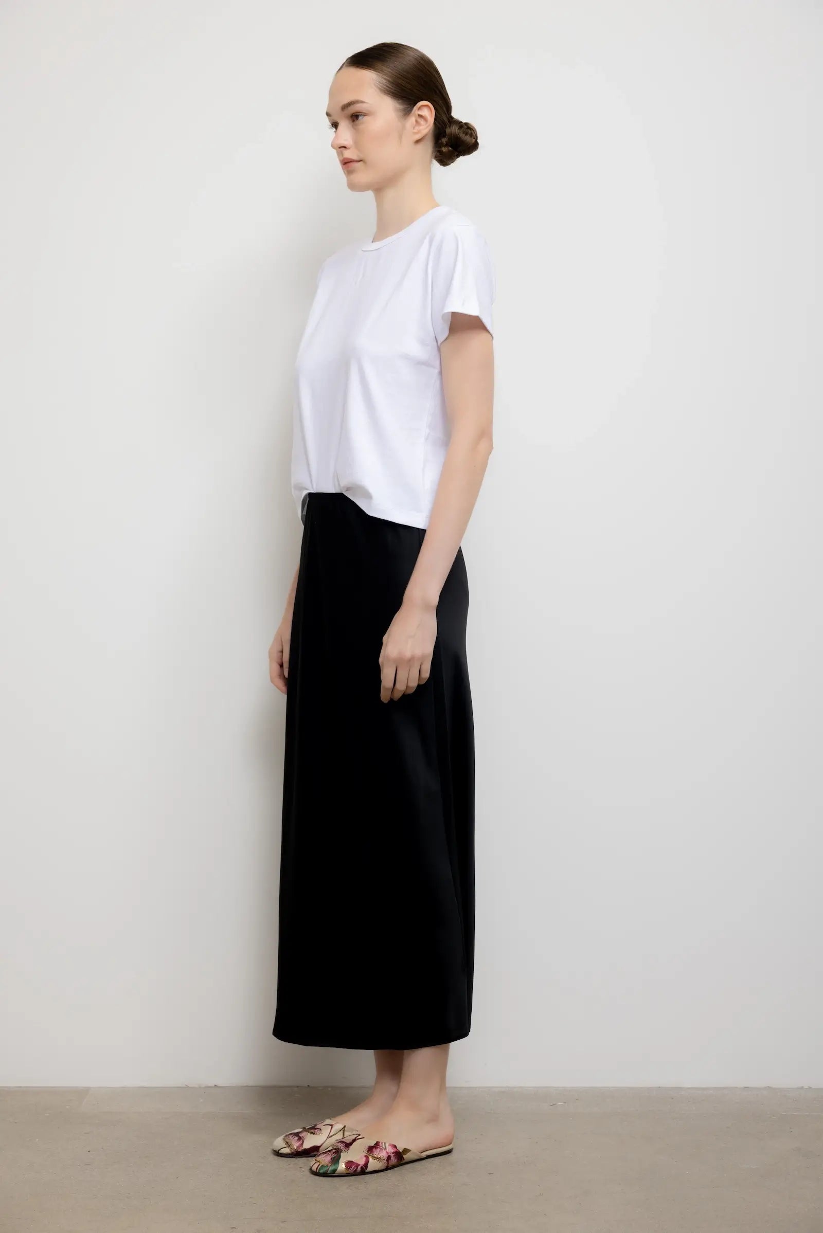 Barb Bias Ankle Skirt