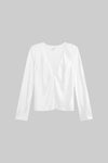 Barb Button Long Sleeve Top