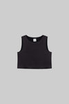 Barb Crop Sleeveless Crew