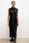 Barb Mock Neck Sleeveless Dress