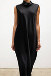 Barb Mock Neck Sleeveless Dress
