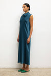 Barb Mock Neck Sleeveless Dress