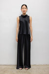 Barb Sleeveless Cowl Neck