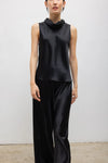 Barb Sleeveless Cowl Neck