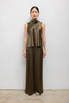 Barb Sleeveless Cowl Neck
