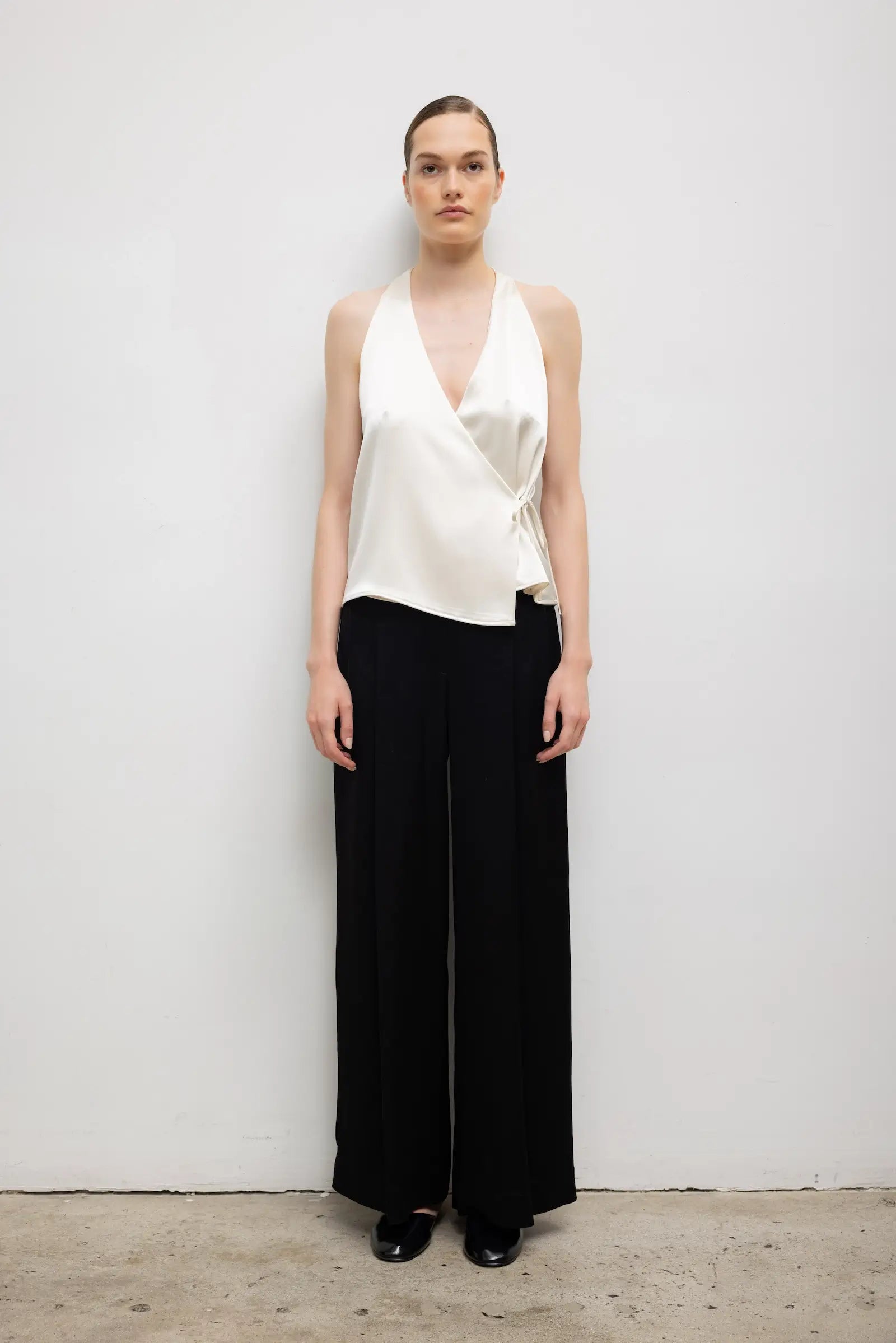 Pre-Order: Barb Sleeveless Wrap Top
