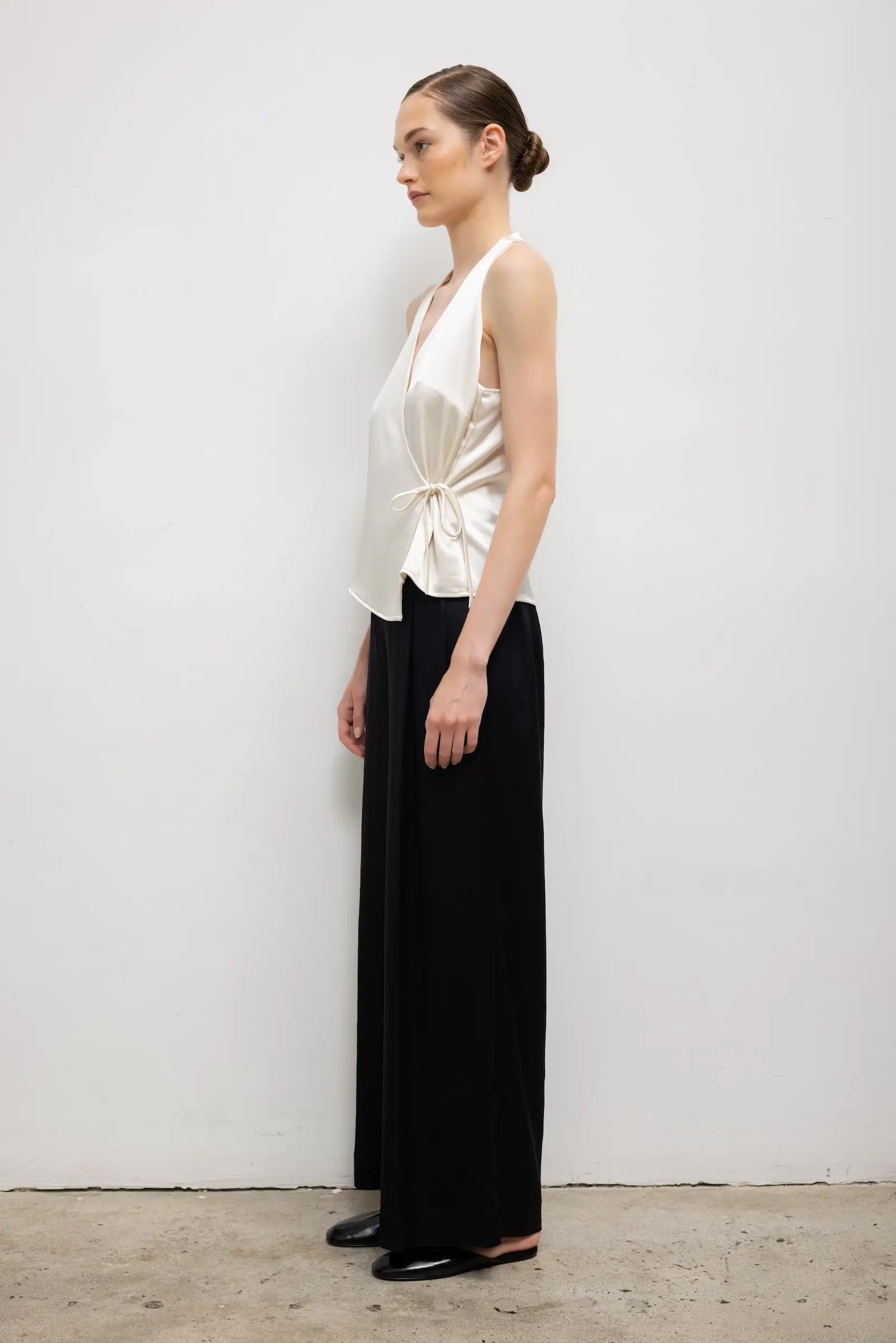 Pre-Order: Barb Sleeveless Wrap Top