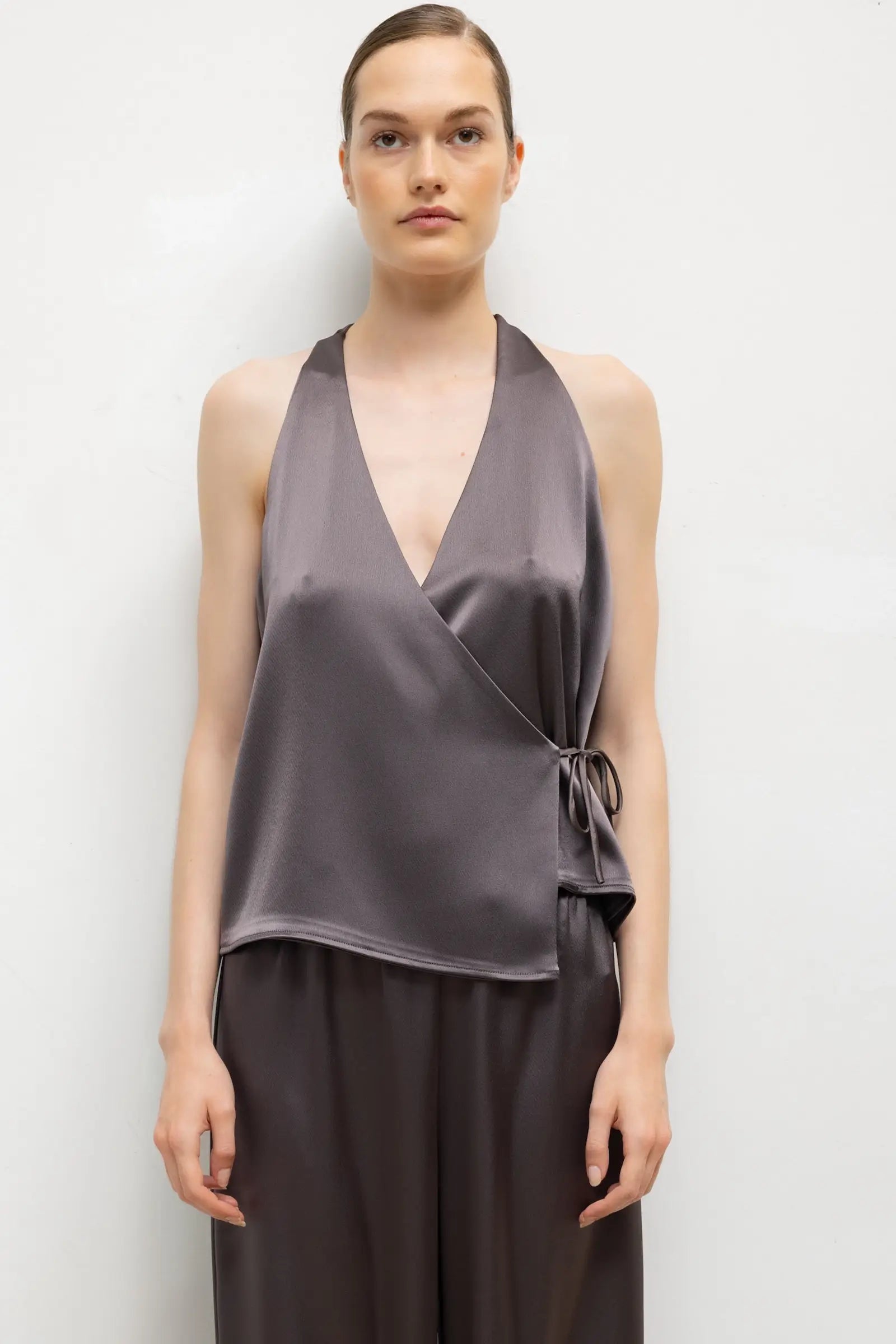 Pre-Order: Barb Sleeveless Wrap Top