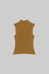 Blake Rib Sleeveless Turtleneck