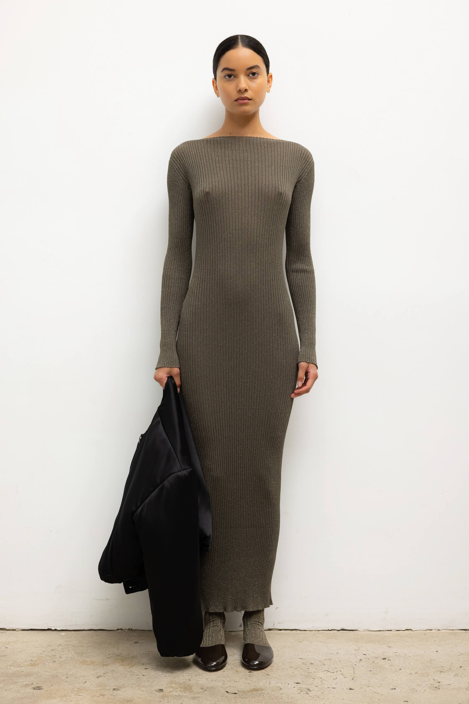 Pre-Order: Blake Rib Long Sleeve Maxi