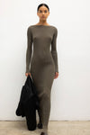 Blake Rib Long Sleeve Maxi