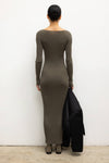 Blake Rib Long Sleeve Maxi