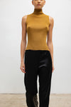 Blake Rib Sleeveless Turtleneck