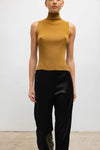 Blake Rib Sleeveless Turtleneck