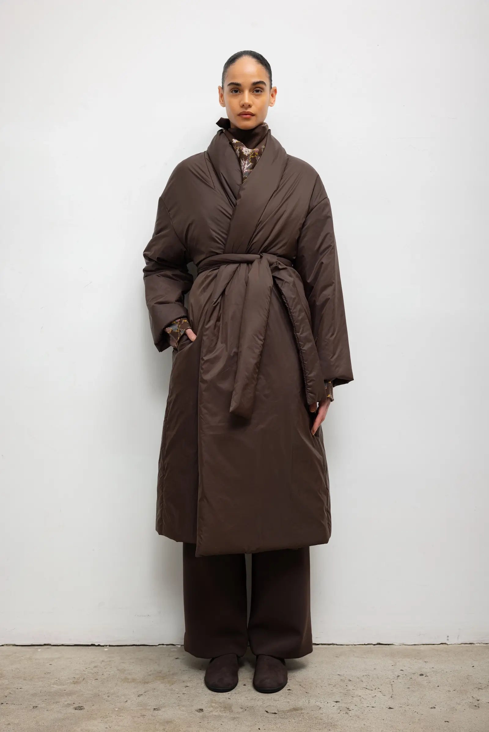Pre-Order: Bo Puffer Shawl Coat