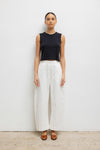 Pointelle Sleeveless Crew