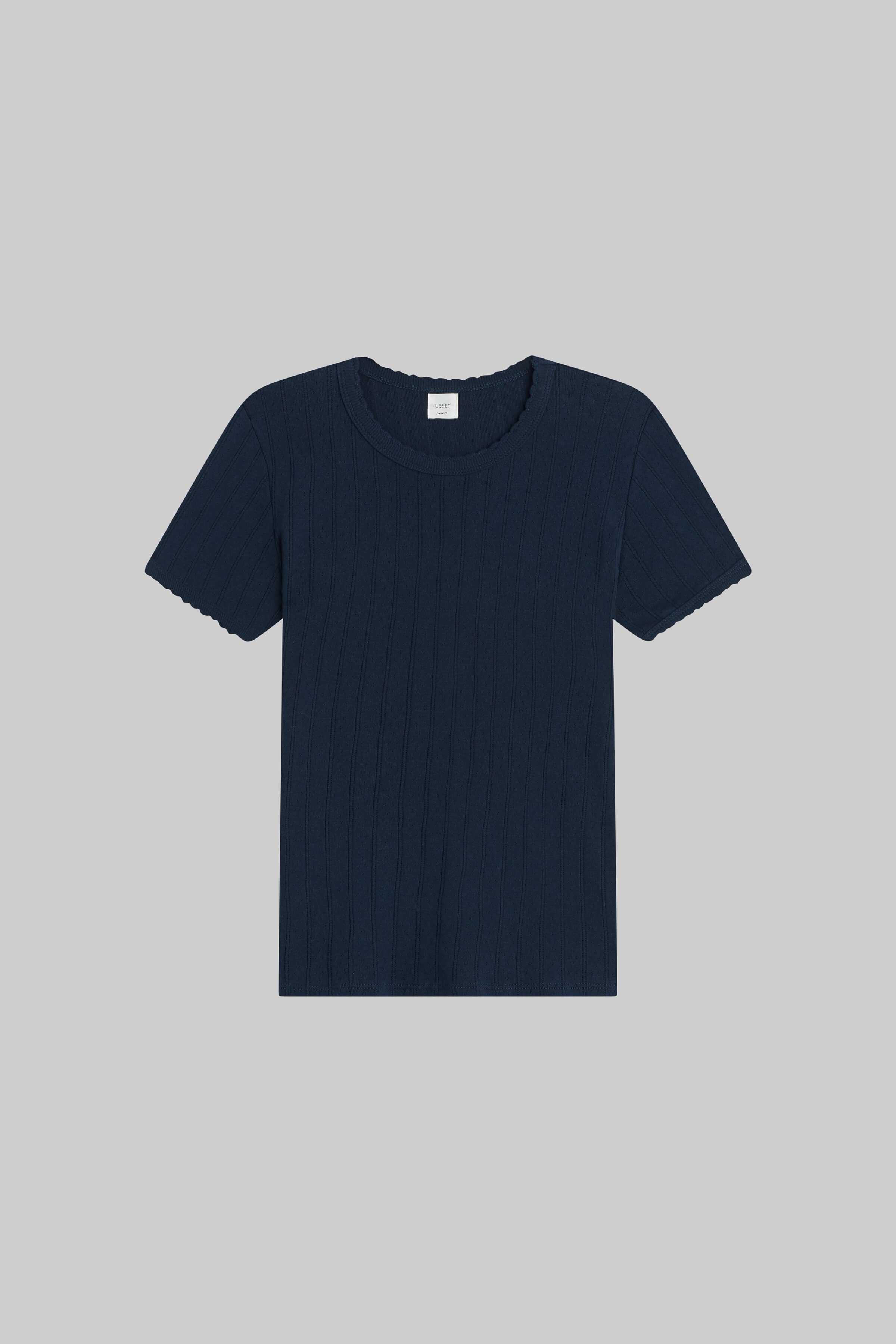 Pre-Order: Pointelle Slim Fit Tee-2