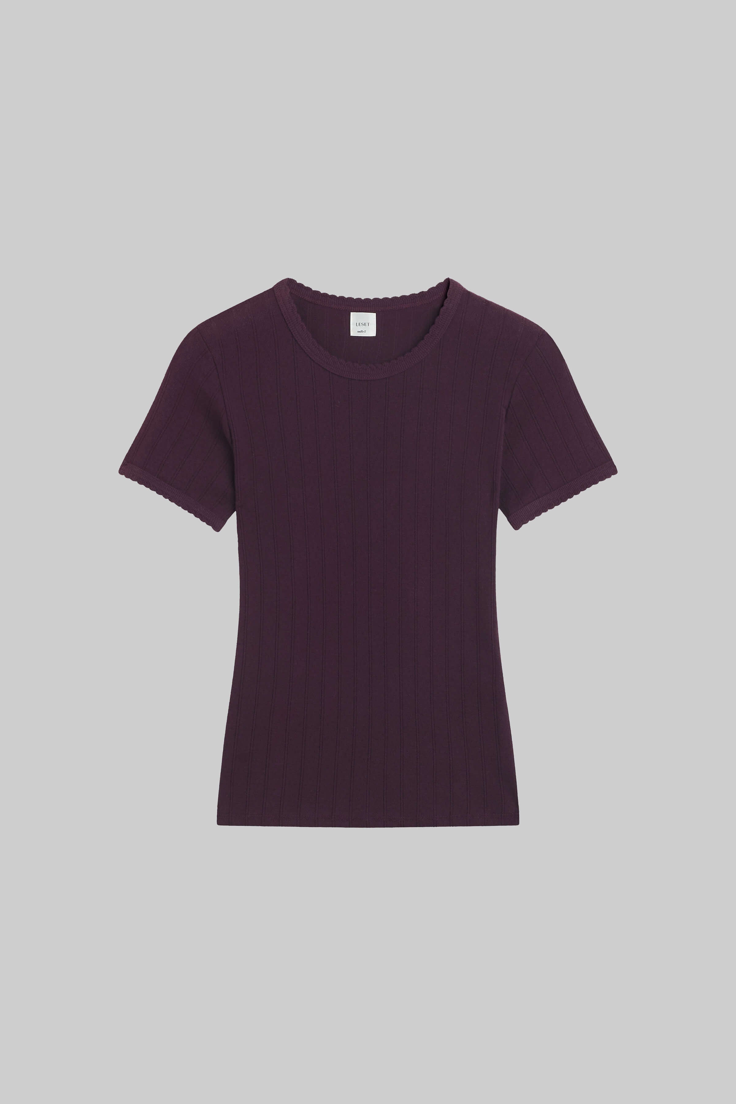 Pre-Order: Pointelle Slim Fit Tee-2