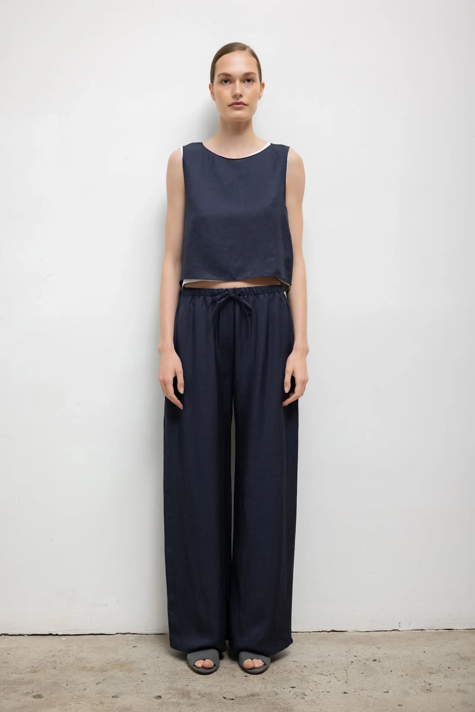 Daniel Crop Sleeveless Crew