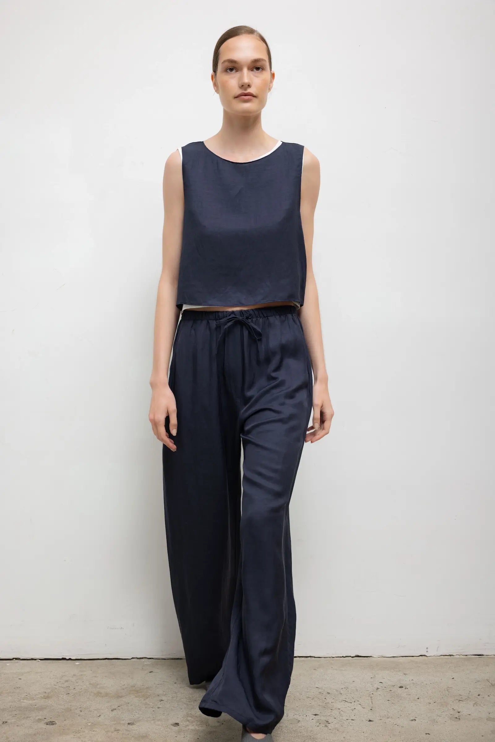 Daniel Crop Sleeveless Crew