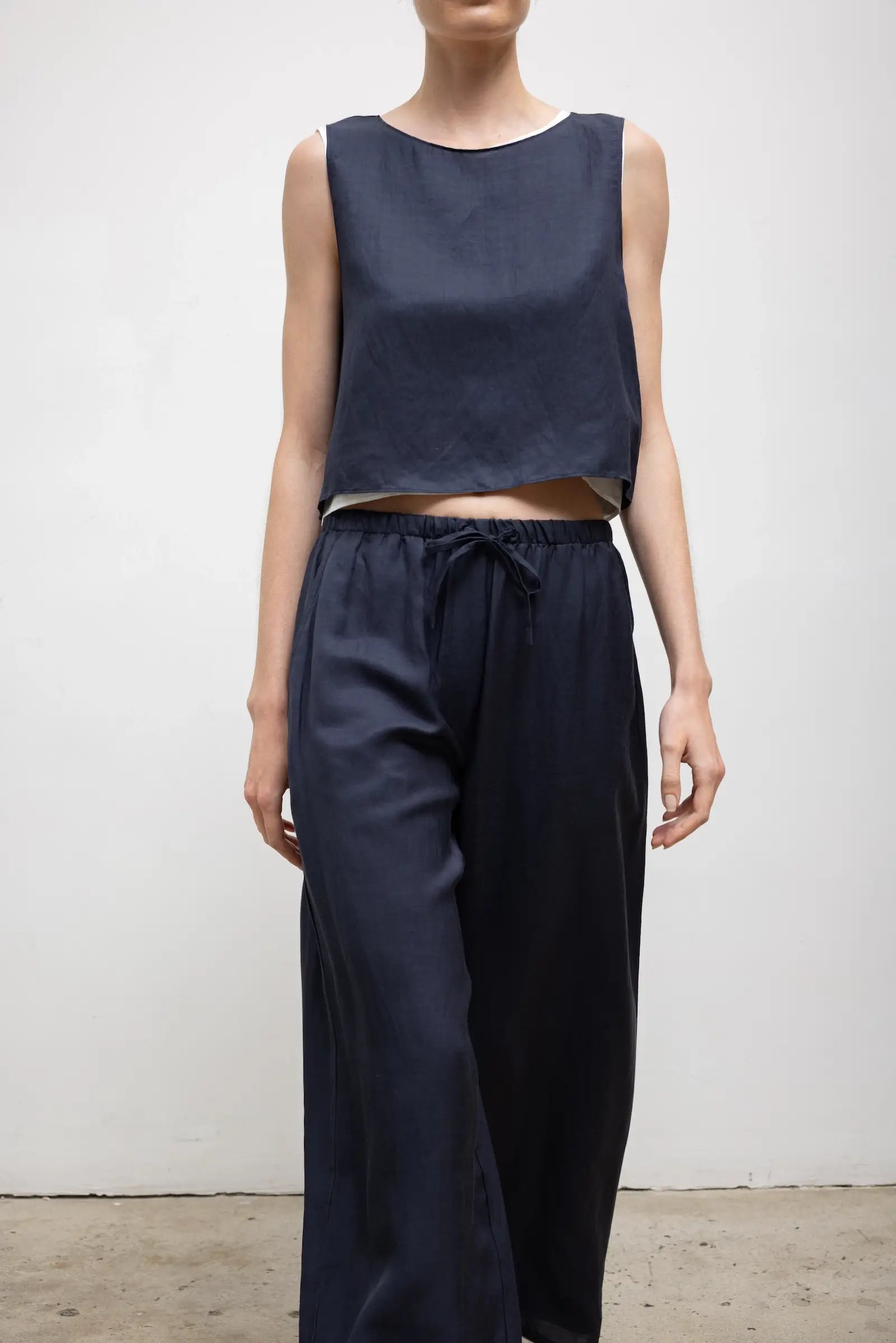 Daniel Crop Sleeveless Crew