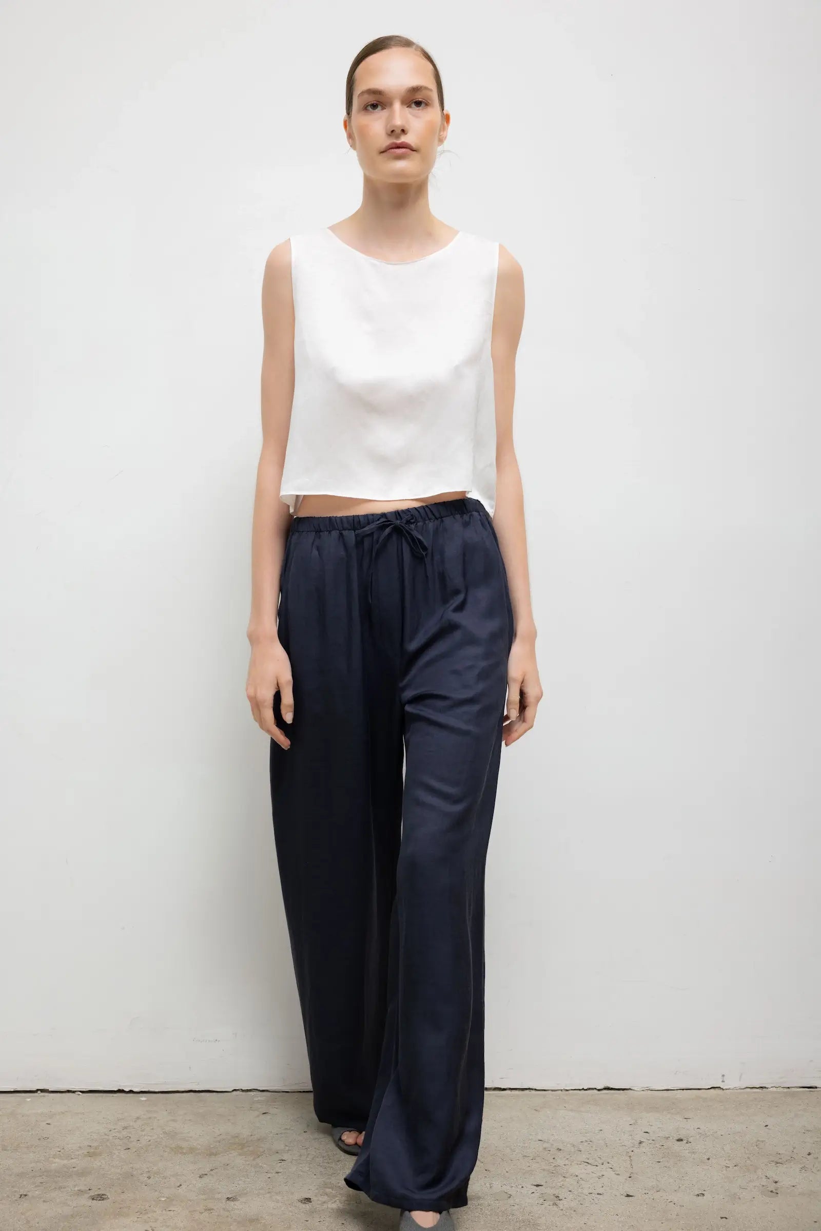 Daniel Crop Sleeveless Crew