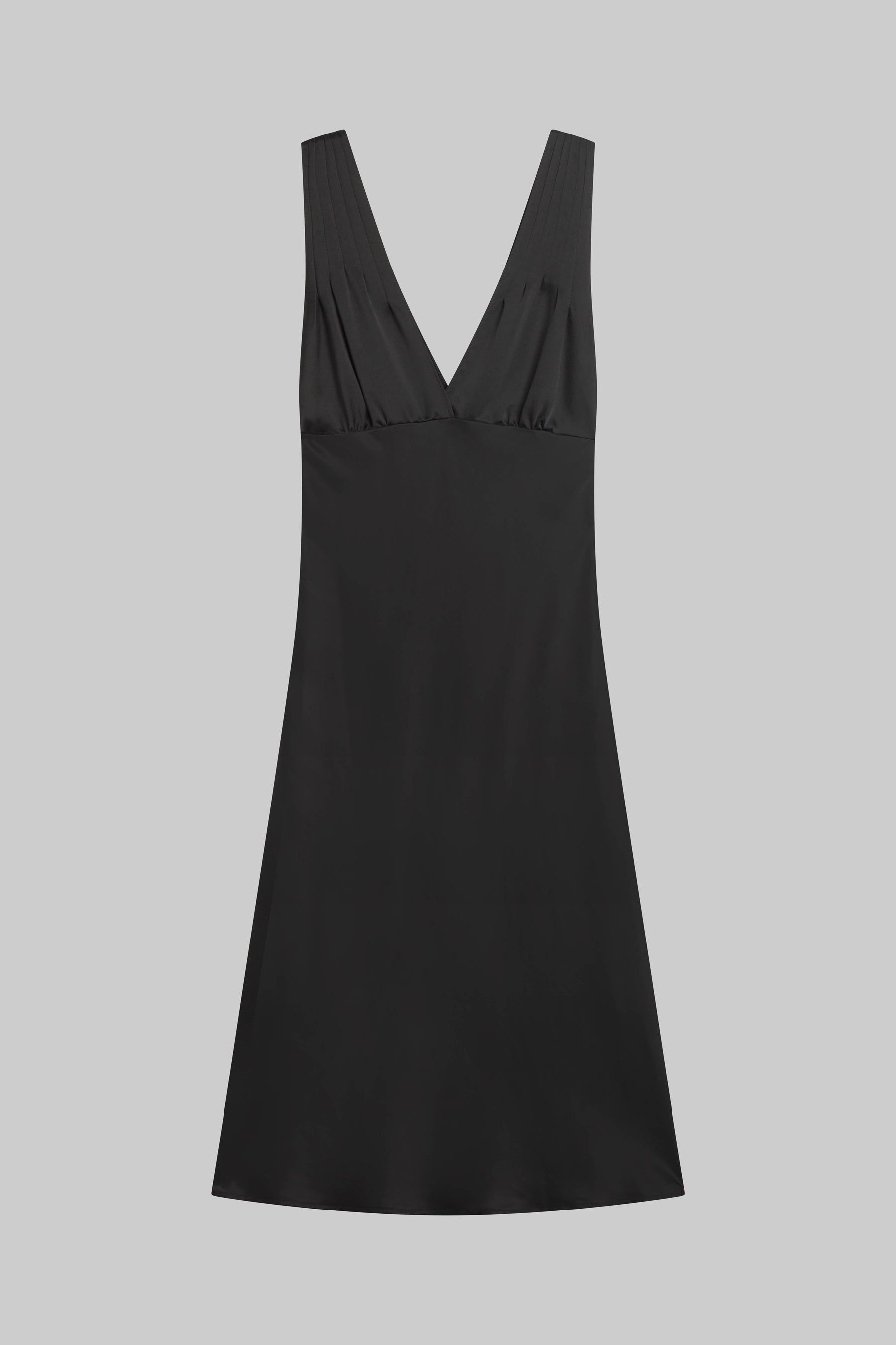 Barb Deep V Slip Dress-2