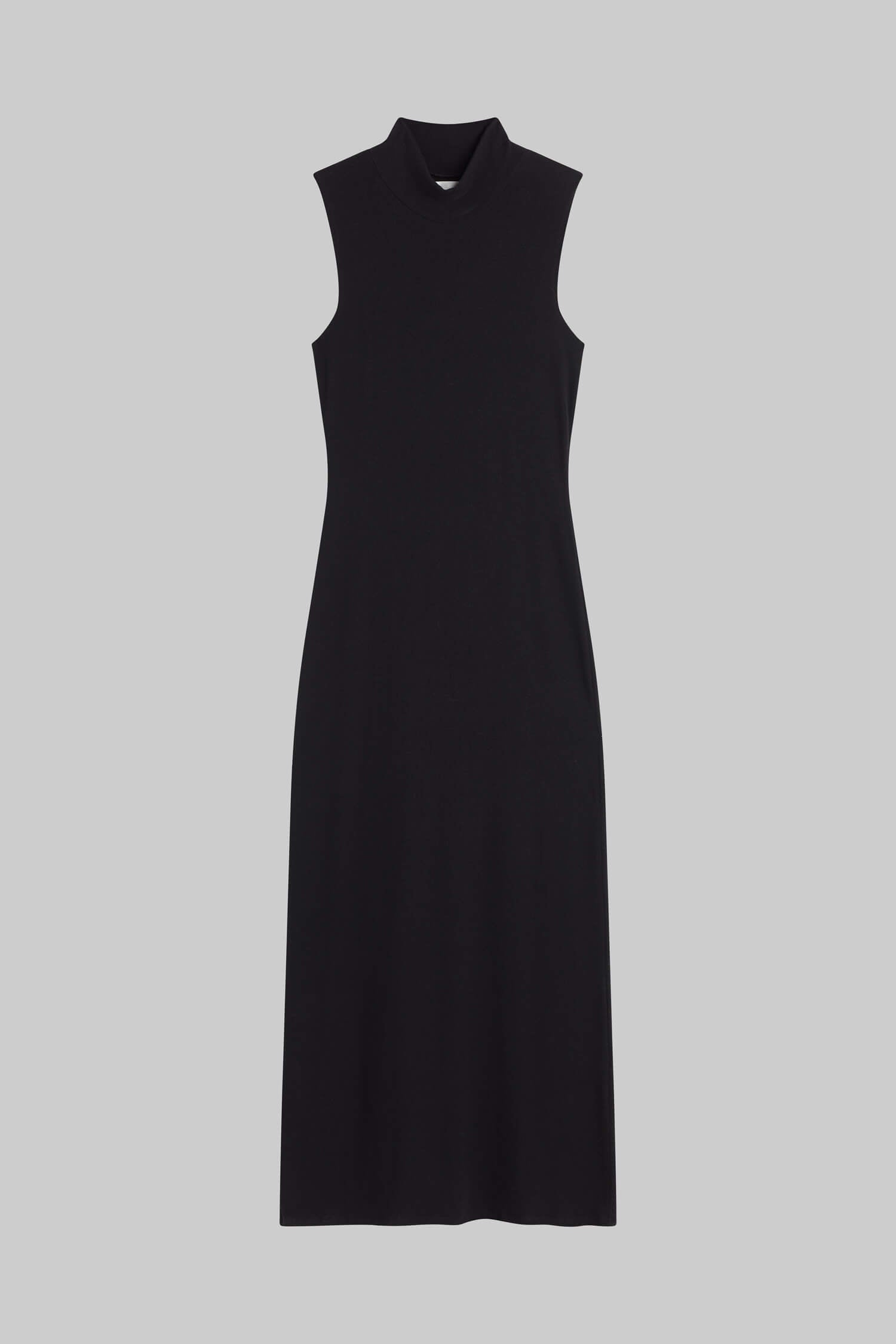 Lauren Sleeveless Turtleneck Maxi Dress-2