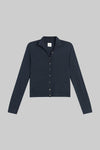 James Mock Neck Cardigan