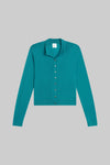 James Mock Neck Cardigan