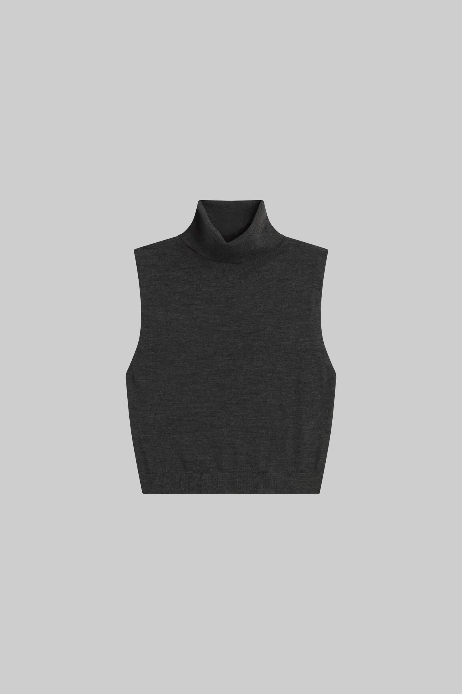 James Sleeveless Turtleneck-2