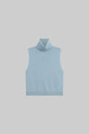 James Sleeveless Turtleneck