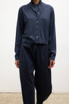 James Mock Neck Cardigan