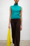 James Sleeveless Turtleneck