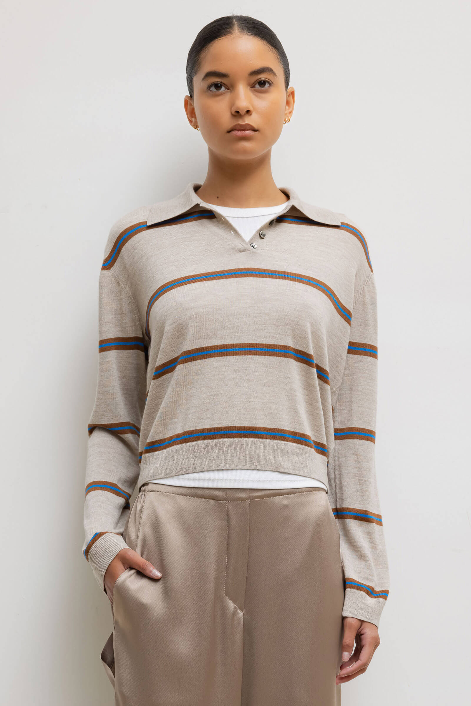 James Stripe Polo