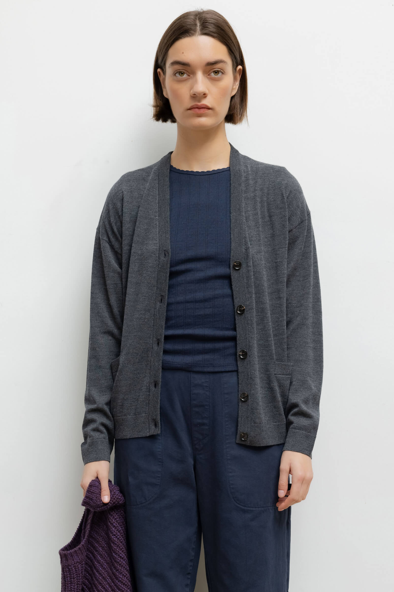 James V Neck Cardigan