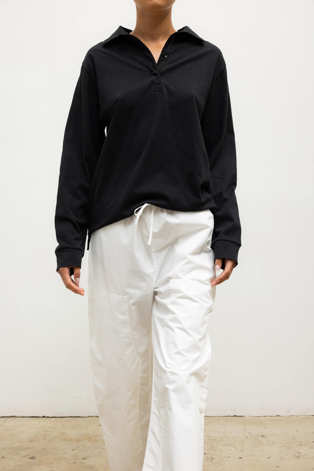 LESET Kyoto Carpenter Pant in Ice in Cotton