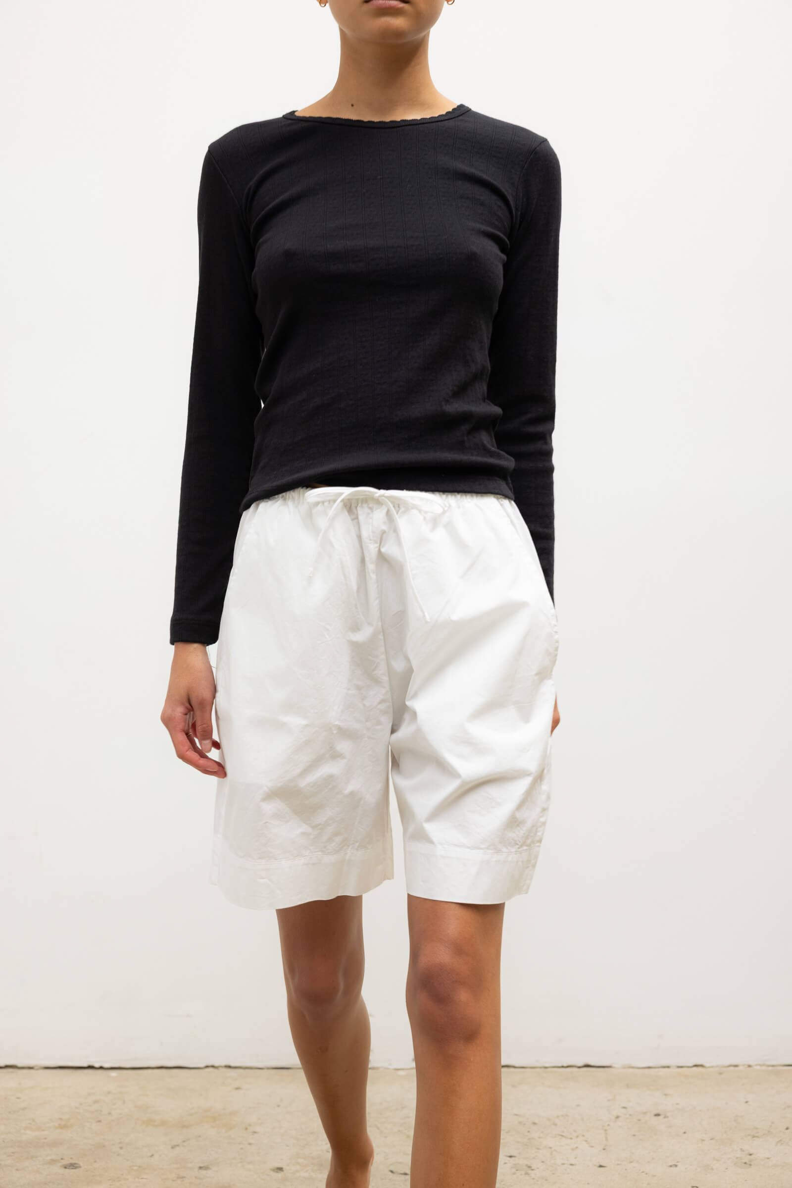 【SATIIIZ】Dea Cotton Carpenter Bermuda Pants Carpenter bermuda pants - Hamong | 60% - Asian Fashion