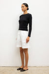 Pointelle Slim Fit Long Sleeve